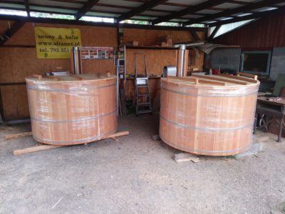 balia ogrodowa sauna